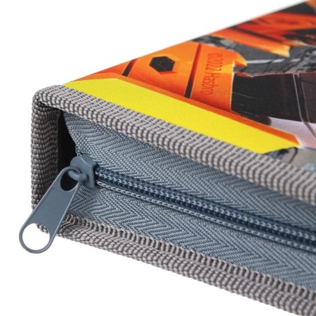 A4 labor folder with a pencil case, on a zipper, textiles, transformers-1
