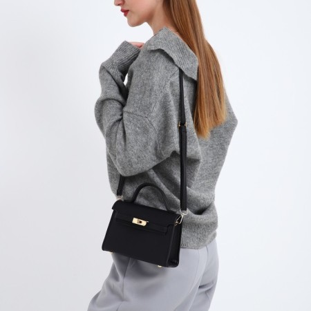 Bag Women's Messoriner, Black Color 19*13*7 cm-8