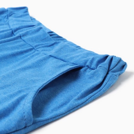 Female set (T -shirt/pants), blue color, size 44-6