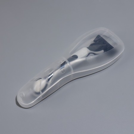 Academician for razor, with a lid, 16.6 × 5.2 × 3 cm, the color is transparent-6