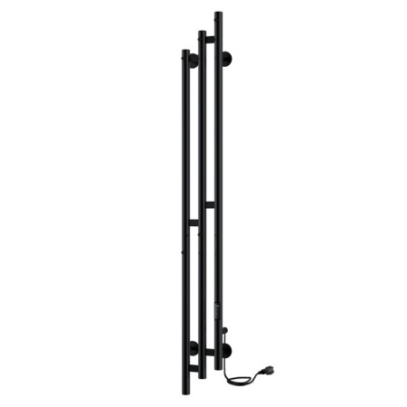 Electric towel Indigo Sky, 1500x170 mm, timer, right, black