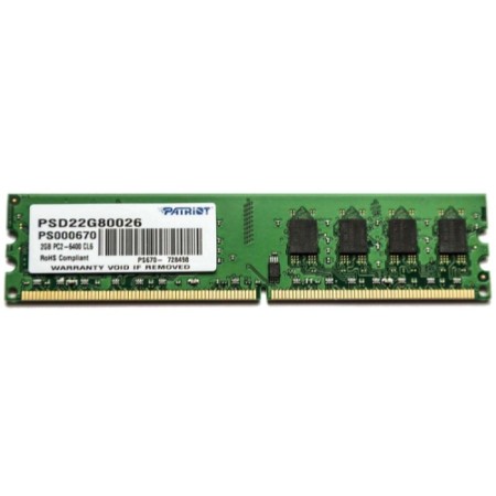 RAM PATRIOT DDR2 2GB 800MHz (PSD22G80026)-5