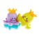 A set of toys for playing in the bath "Octopus - Pyramid", 3 pcs