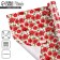 Glossy packaging paper "The most beautiful", 70 x 100 cm