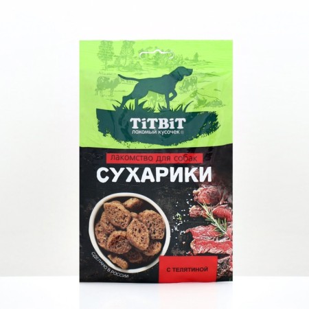 Titbit Cooking Cryariks with a veal for dogs, 55 g