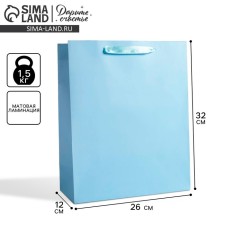 Gift package, packaging, “blue”, 26 x 32 x 12 cm