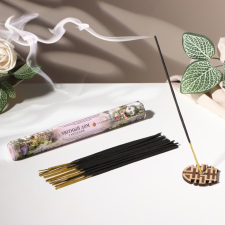 Incense "Cozy house", 20 wands in packaging, hexagon