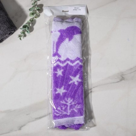 Dolphin Body washcloth, 11 × 40 cm, color mix-4