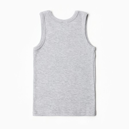 T -shirt for boys, gray color, height 92 cm-2