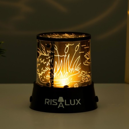 Kvakushki nightlight Led usb/from batteries black 10.8x10.8x1.5 cm Risalux-3