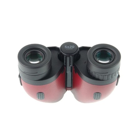 Veber Prima binoculars, 5 × 20, theatrical, Cherry color-4