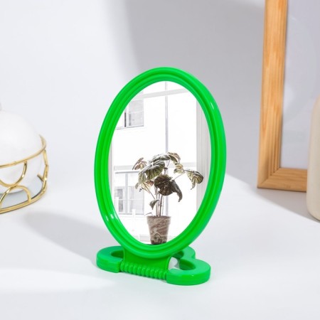 Desktop mirror - suspended “oval”, mirror surface 8.5 × 12.5 cm, packaging 20 pcs, color mix-2