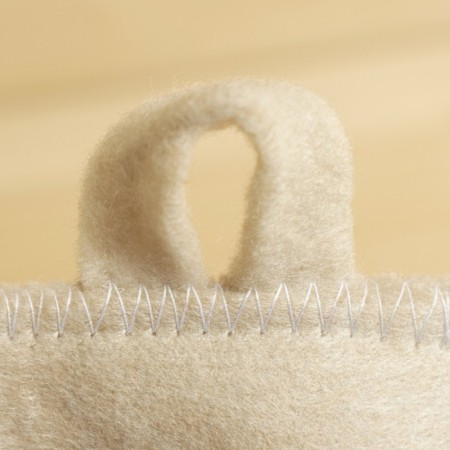 Mitten for a bathhouse with print, white-2