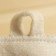 Mitten for a bathhouse with print, white