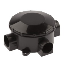 Ringy box era Kor-70-35-3-b open installation black 70x35 mm, three-rod IP42