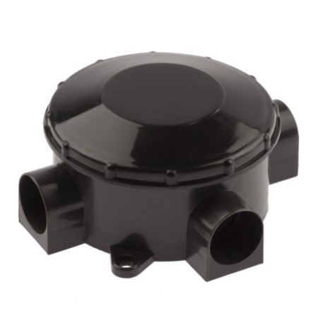 Ringy box era Kor-70-35-3-b open installation black 70x35 mm, three-rod IP42