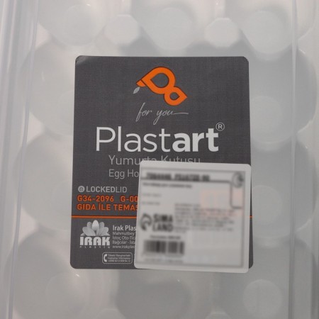 Egg storage container, 15 cells, 27 × 18.5 × 7.5 cm, white color-5