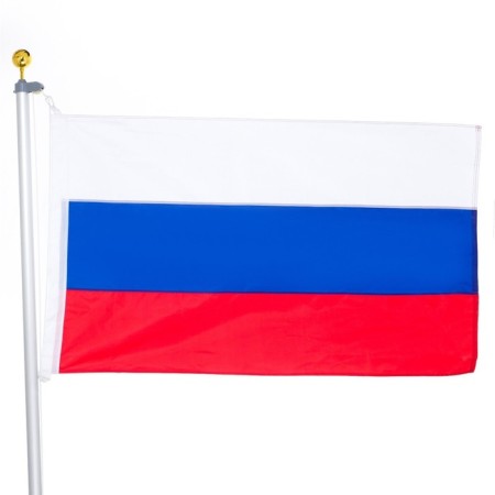 Street Flagste with flag, 7.5 m, d-5 cm, flag 90 x 150 cm-1