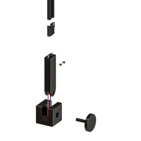 Connector for suspended installation Arte Lamp Rapid-CCCESSORES A615006H, 4.4x10.2x5.5 cm, black-3
