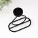 Summary Metal for 1 candle "bottle" d = 4 cm black 11x6x11.5 cm