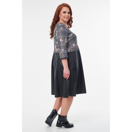 Women's dress, size 52, blue color-6