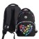 School backpack, 40 x 27 x 20 cm, Grizzly, ergonomic back, laptop department, black