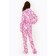 Female set: blouse, pants kayri, size m, purple color