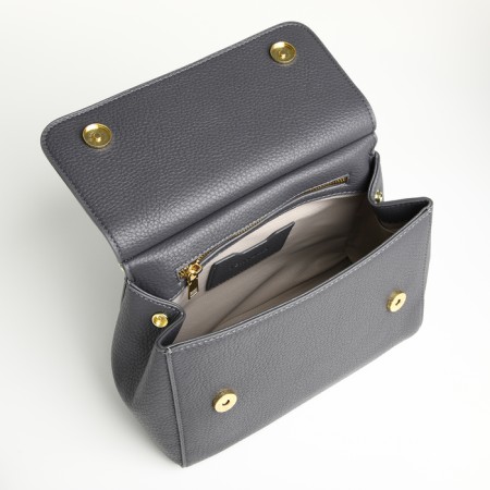 Women's bag on the magnet Textura, small size, color gray-7