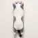 Soft toy "cat" with a blanket, 65 cm, gray color