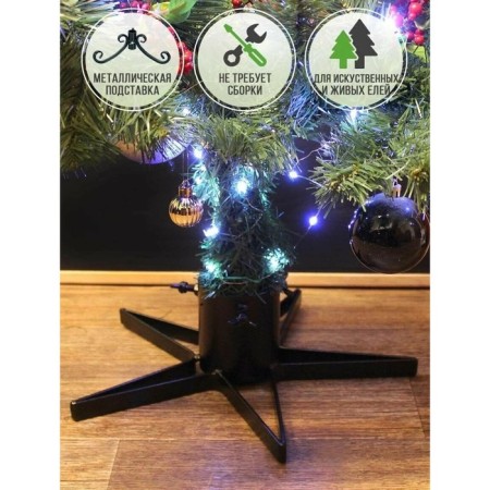 200-34b stand Christmas tree 200-34b 37x37x11 cm-2