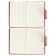 Deliciper of Leduced A5, 160 Prestige sheets, solid cover, artificial leather, magnetic straps, red
