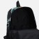 A backpack with a zipper, 3 outer pockets, green color