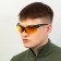 Fishing glasses, polarization "cool fisherman", yellow color, 15, 4 x 4.3 cm