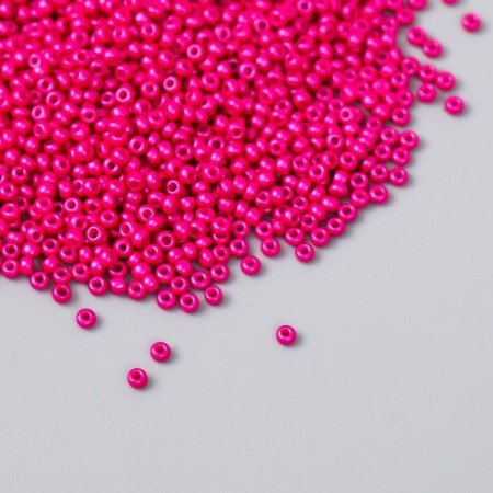Glass bead 12/0 "dark pink" 15 g