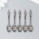 Souvenir wallet metal "openwork spoon" (A40840) 5x1 cm
