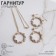 Set 2 objects: earrings, pendant "Bonton", color mix, 43 cm