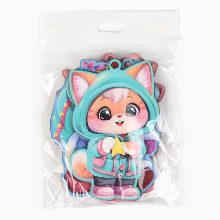 Christmas tree toy New Year, 4 pcs, set, cute-4