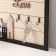 Hooks decorative wood "houses in the frame" 31x24 cm