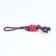 Cable toy "Knot with rings", up to 90 g, mix of flowers