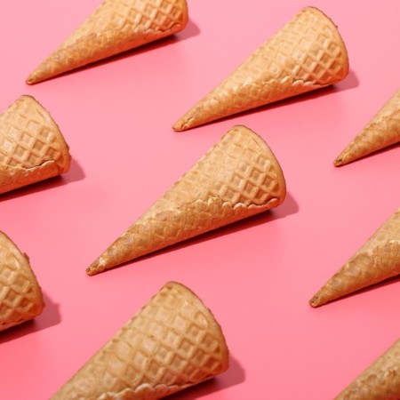 Wafer horns with a flat edge, H110, D48, 340 pcs-4