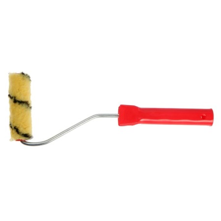 Lom roller, polyester, 100 mm, handle d = 6 mm, d = 16 mm, pile 10 mm, 2 spare fur coats-2
