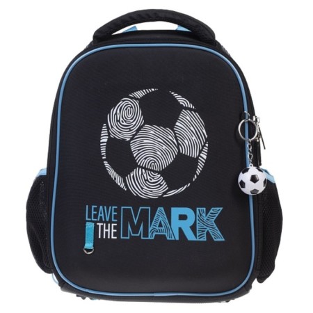 Frame backpack 35 x 27 x 15 cm, Hatber ergonomic mini "Football" Blue NRK_86053-1