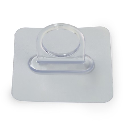 Holder with an adhesive surface of the tundra, d = 25 mm, 68x68 mm, transparent-24