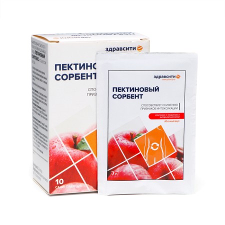Pectin complex "Zdravthi" from the taste of apple, 10 Sasha packets
