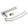 Zein ZS-3 sink mixer, high, 35 mm cartridge, stainless steel, satin