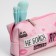 Cosmetic bag "Do not be afraid to be brighter", artificial leather, size 18x10 cm