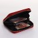 Women's wallet with lightning, red color
