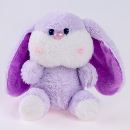 Soft toy "Shchery Rabbit", on a key fob, color mix