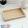 Wooden tray for breakfast with an insert, array, 40x25cm