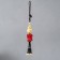 Suspension plastic, textile "Hands and lotus" 4x4x32 cm